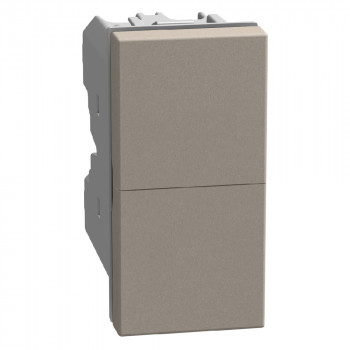light now dubbele drukknop no 1 module stone