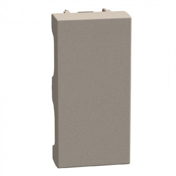 light now blindplaat 1 module stone