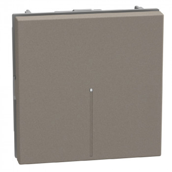 light now axiale drukknop no 10a 2 module stone