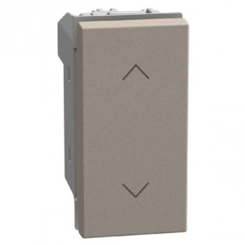 BTICINO light now dubbele drukknop voor rolluikbediening 1 mod.stone