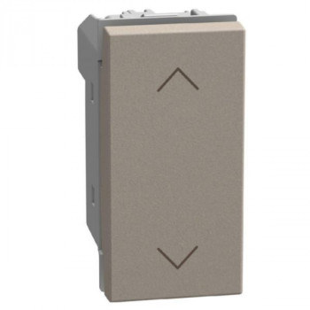 light now rolluikschakelaar 1 module stone