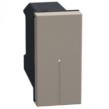 light now with netatmo enkelpolige schakelaar 1 module stone