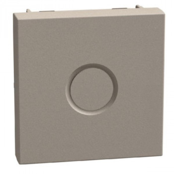 light now blindplaat 2 modules stone