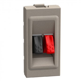 light now luidsprekercontactdoos 1 module stone