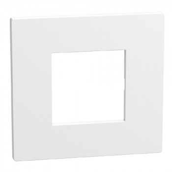 light now afdekplaat voor 2 modules wit