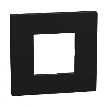BTICINO light now afdekplaat voor 2 modules zwart