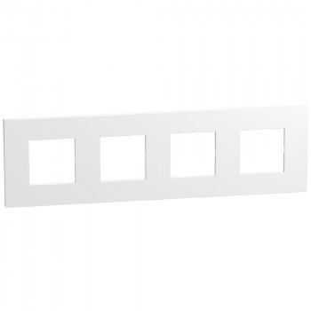 BTICINO light now afdekplaat h/v 4x2 modules 71 mm wit