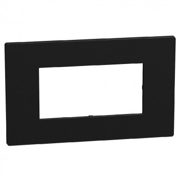 BTICINO light now plaque pour 4 modules noir