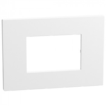 light now afdekplaat voor 3 modules wit