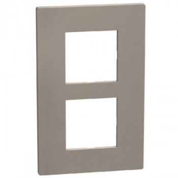 BTICINO light now plaque 2 x 2 modules 57mm stone