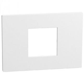 BTICINO light now plaque large horizontale pour 2 modules blanc