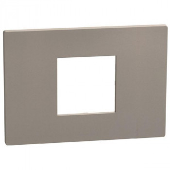 light now afdekplaat large horizontaal voor 2 modules stone