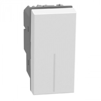 light now tweepolige schakelaar 16ax 1 module wit