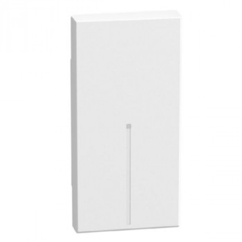 light now axiale toets voor bediening 1 module wit