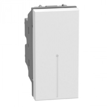 light now enkelpolige axiale schakelaar 10ax 1 module wit