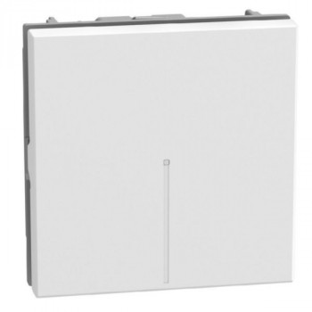 BTICINO light now axiale kruisschakelaar 10ax 2 modules wit