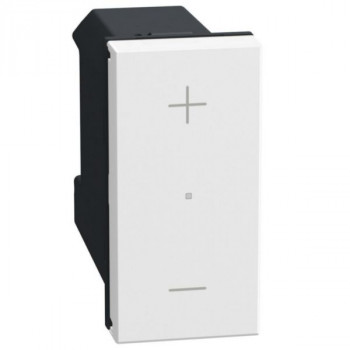 light now variateur 3 fils 150w 1 module blanc