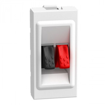 BTICINO light now connecteur haut parleur simple 1 module blanc