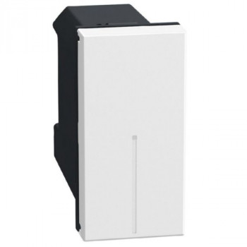 light now with netatmo enkelpolige schakelaar 1 module wit