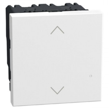 light now light now with netatmo rolluikschakelaar 2 modules wit