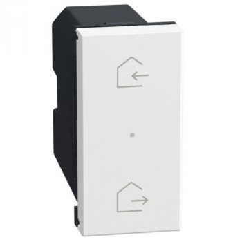 light now with netatmo draadloze bediening inbouw 1 module wit