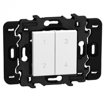 BTICINO light now with netatmo draadloze bediening zonder battery opbouw wit