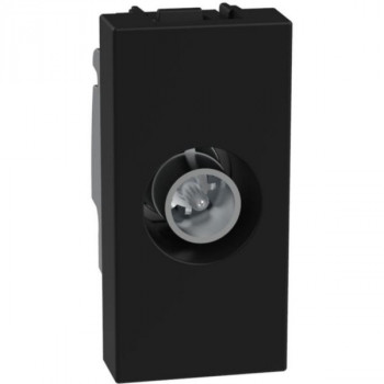 light now contactdoos tv ster 1 module zwart