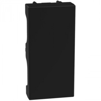 BTICINO light now obturateur 1 module noir