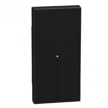 light now touche axiale pour commande 1 module noir