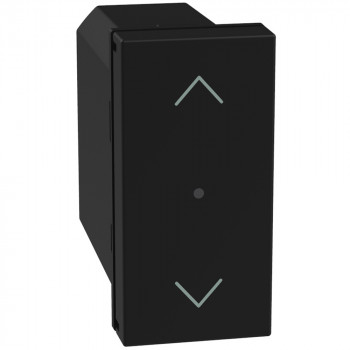 light now with netatmo rolluikschakelaar 1 module zwart