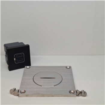 arpi vloerstopcontact ip64 - 1 usb c + c brushed stainless steel (01)