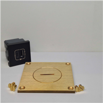arpi prise de chargement - 1 usb a + c brushed brass