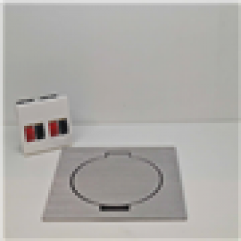 arpi ip64 vloerstopcontact met 2 luidsprekers aansluiting en klapdeksel (01)