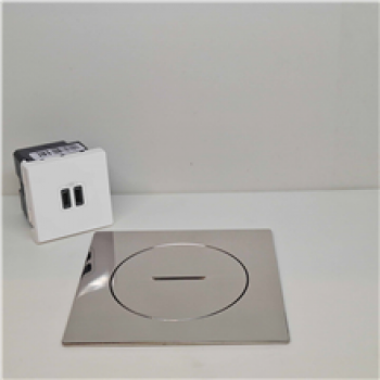 SQUARE IP66 arpi prise de sol avec usb c + c steel polished (22)