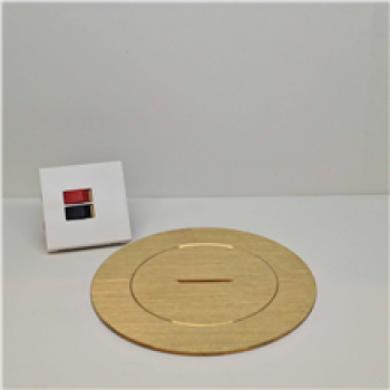 arpi vloerstopcontact voor 1 luidspreker brass brushed (06)