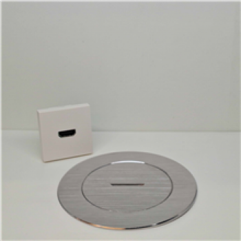arpi vloerstopcontact voor aansluiting hdmi steel brushed (01)