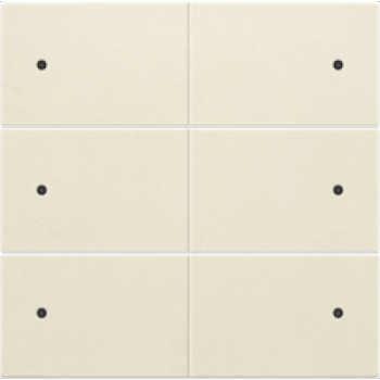 NIKO ORIGINAL niko afwerkingsset voor 6-voudige potentiaalvrije drukknop 24v met leds (100)