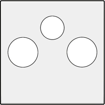 niko afwerkingsset voor 2 enkelvoudige coaxaansluitingen voor tv en fm en een satellietaansluiting white (101)